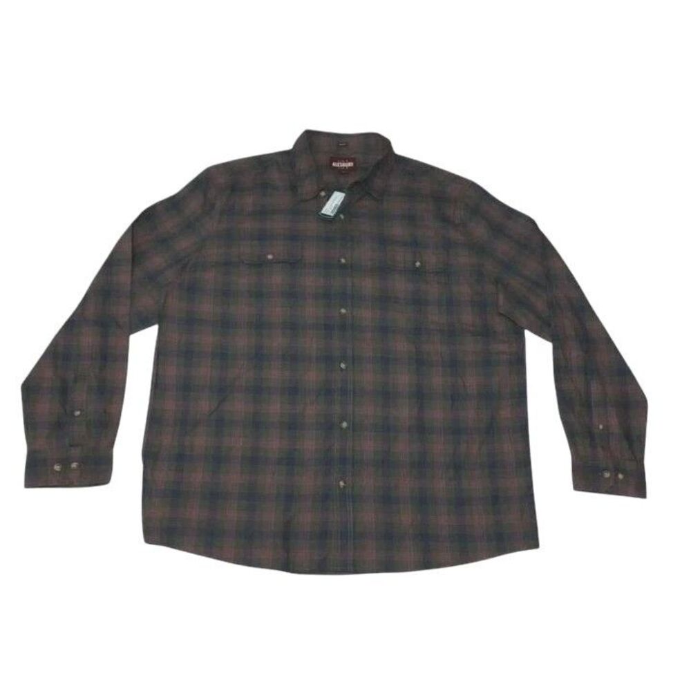 Alesbury Men's 2XL Shirt Tall NEW WITH TAGS Button Up Long Sleeve‎